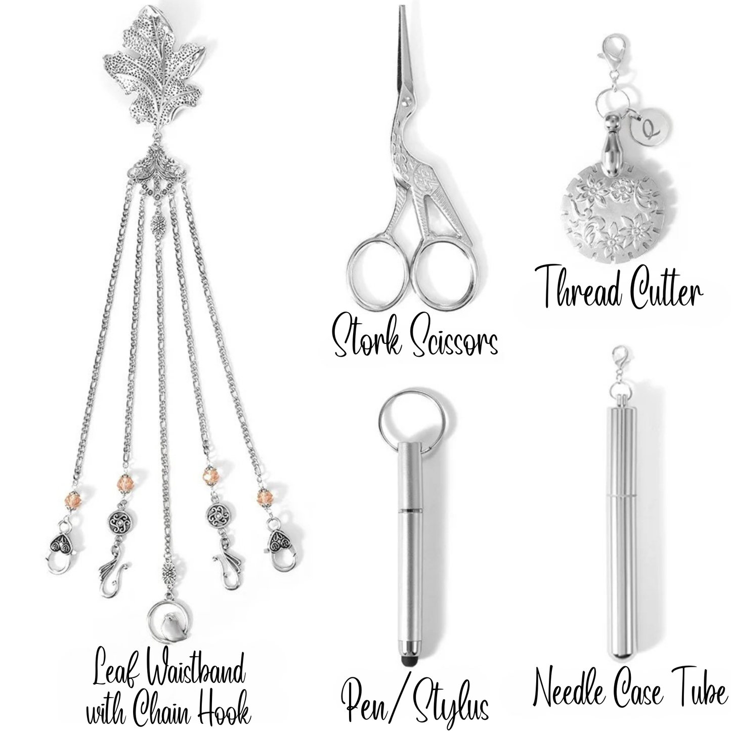 Victorian Needlework Tools Set