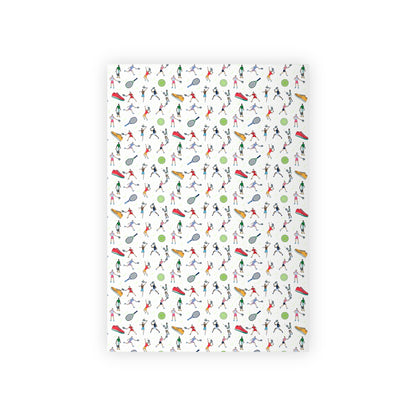 Tennis Print Gift Wrapping Paper Roll