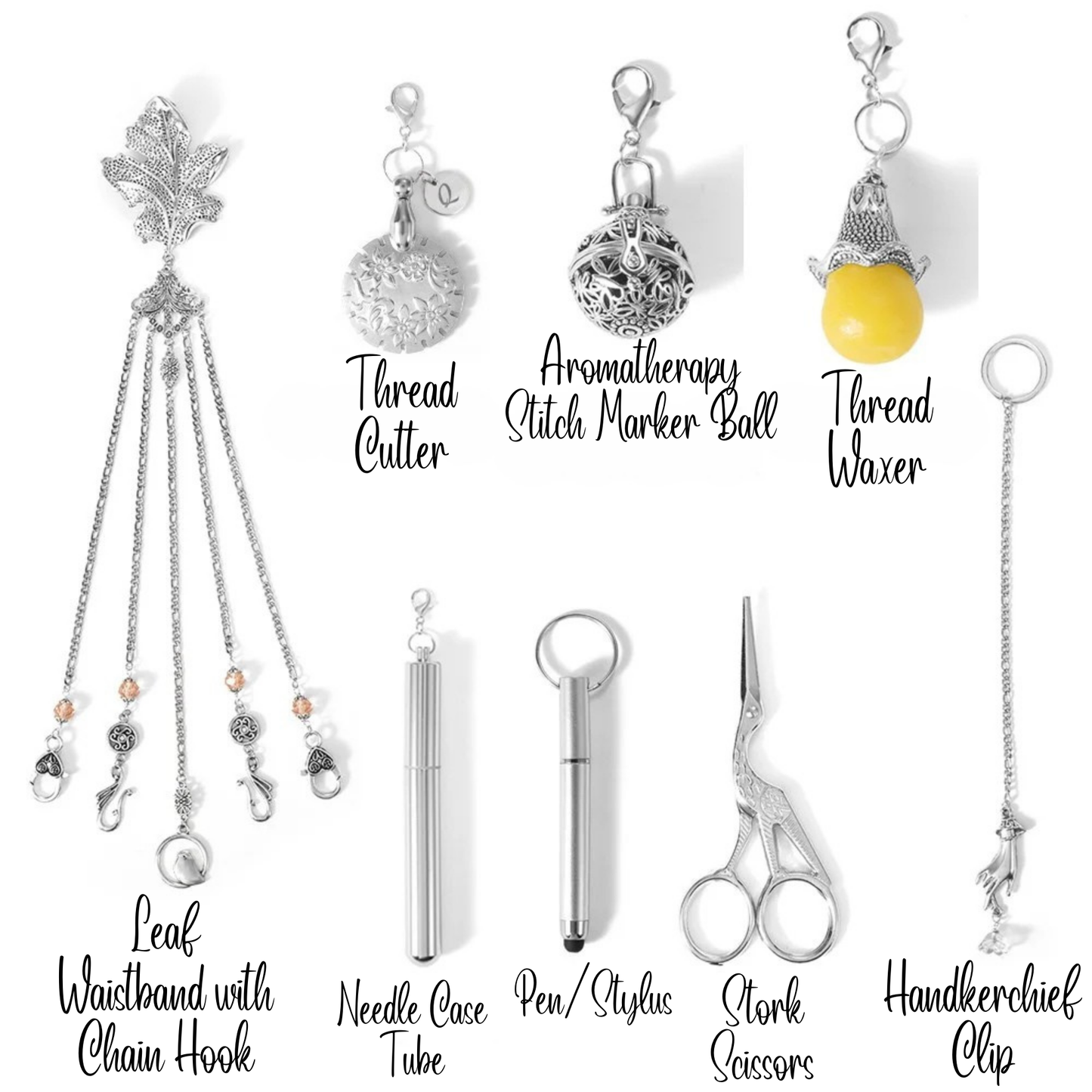 Victorian Needlework Tools Set