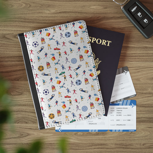 Football Soccer Themed Print Passport Cover