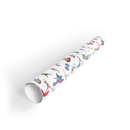 Pilates Print Gift Wrapping Paper Roll
