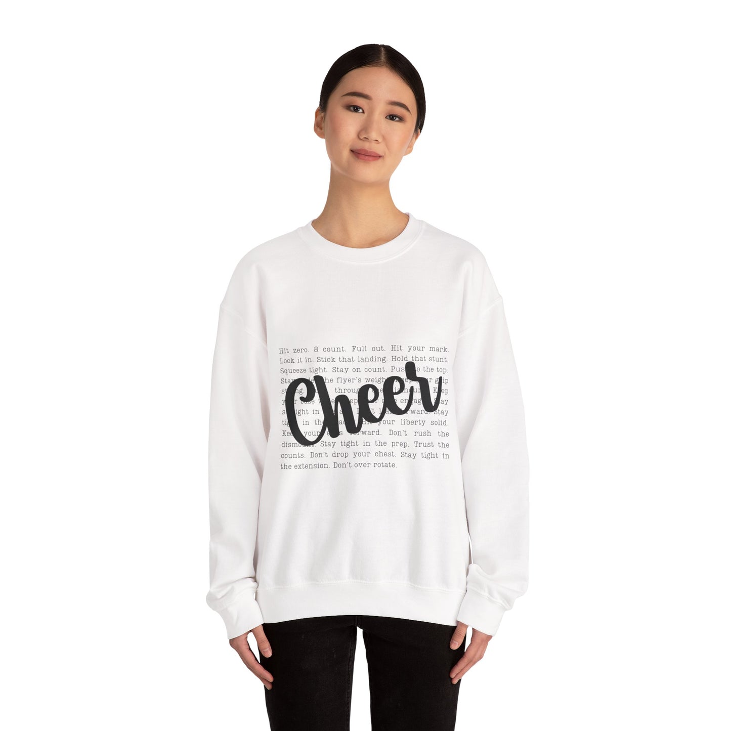 Cheer Motivation Sweatshirt and T-Shirt