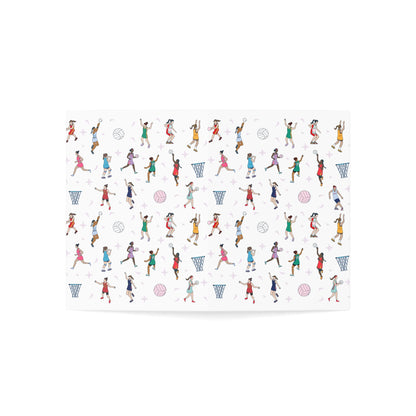 Netball Themed Greeting Cards (1, 10, 30, and 50pcs)