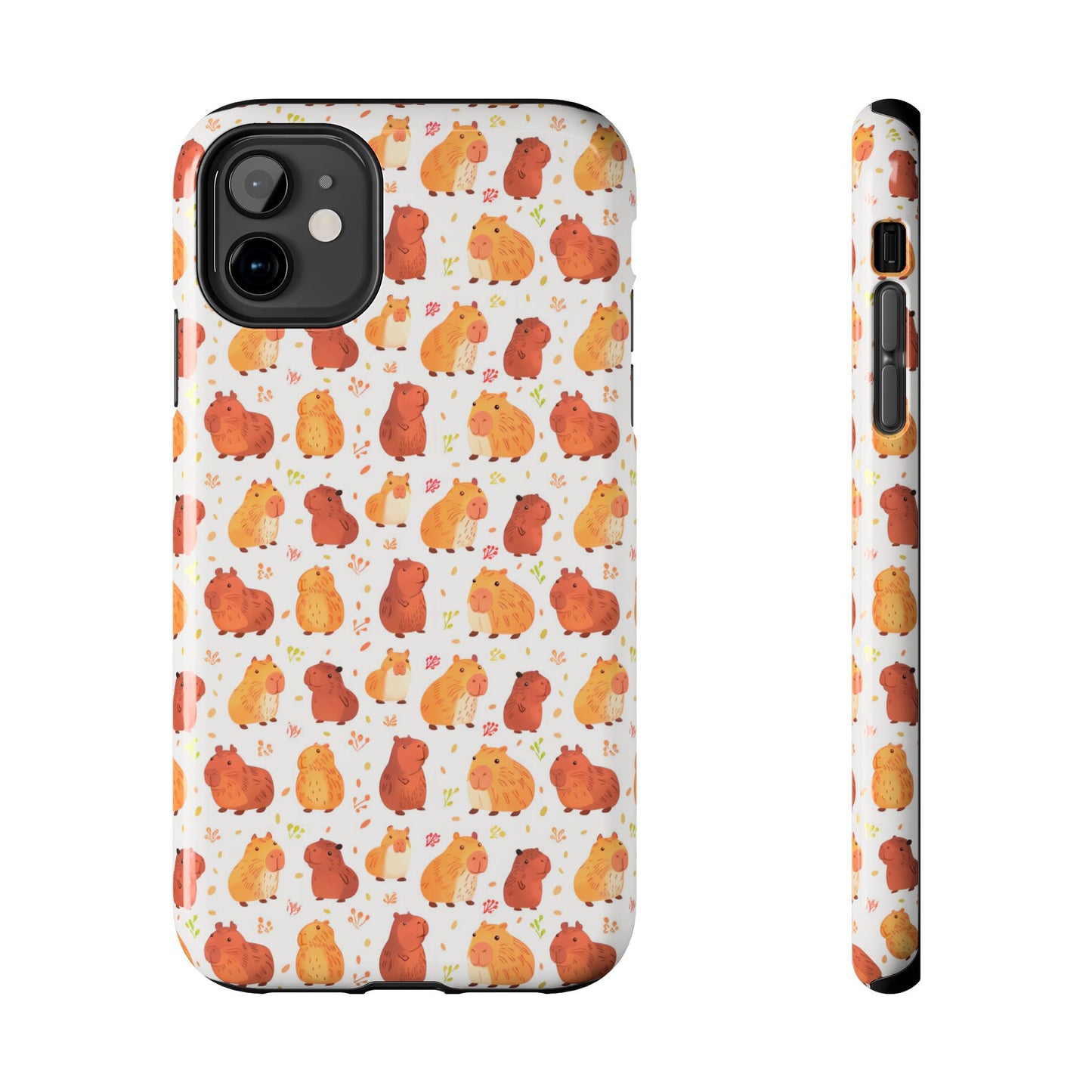 Kawaii Watercolor Capybara Phone Case