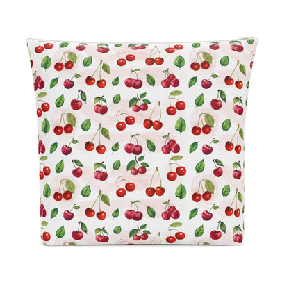 Cherry Print Cotton Cosmetic Bag/Makeup Travel Pouch