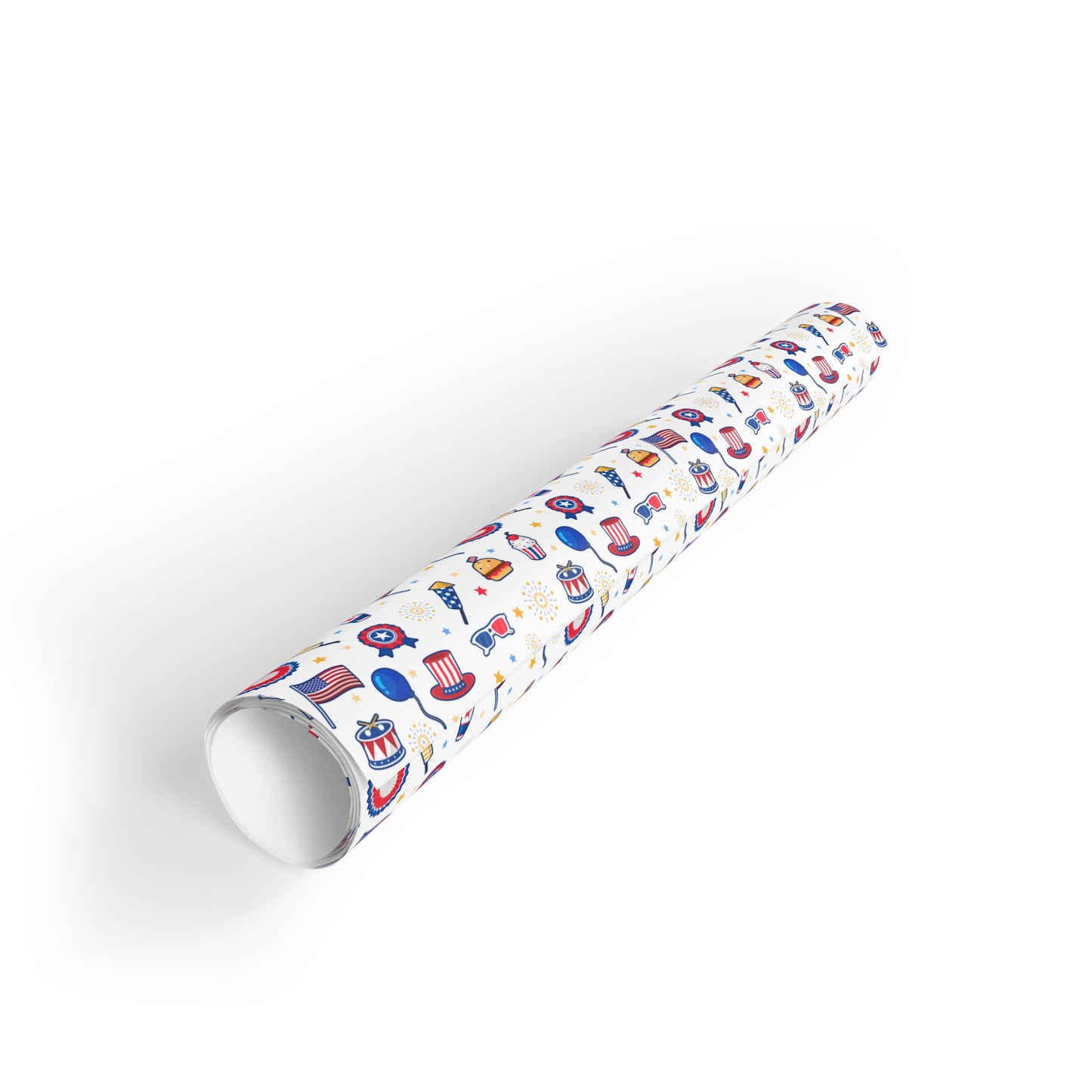 4th of July Print Gift Wrapping Paper Roll