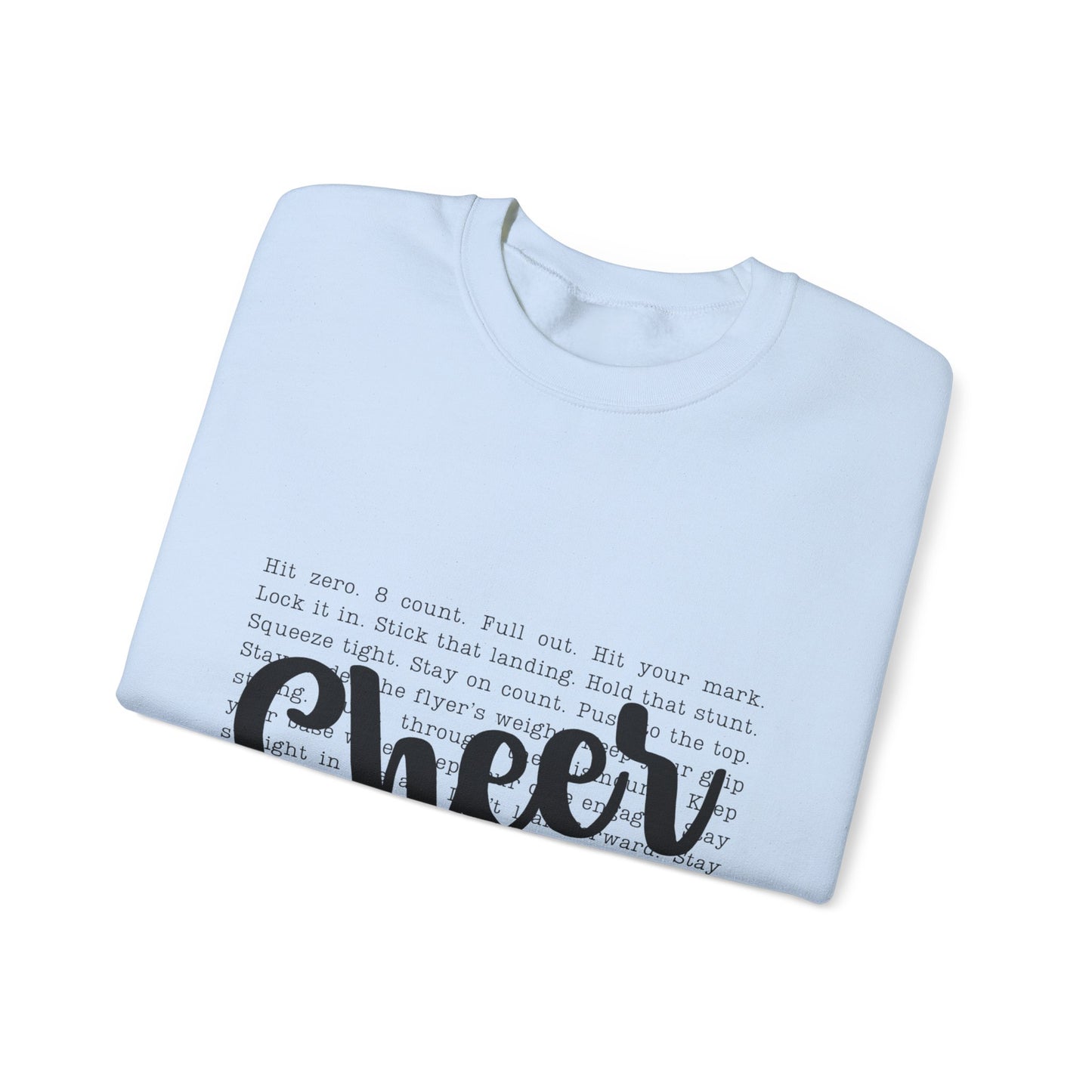 Cheer Motivation Sweatshirt and T-Shirt