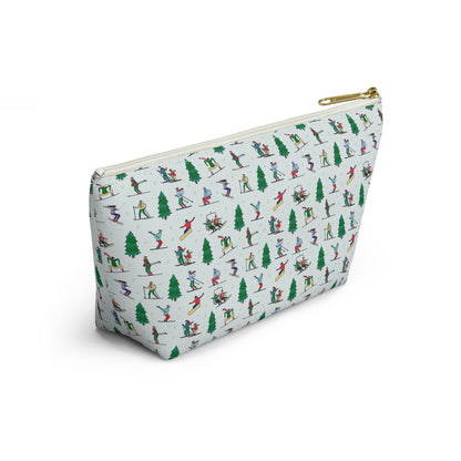 Winter Skiing Landscape Printed Pencil Case/Makeup Bag/Travel Pouch