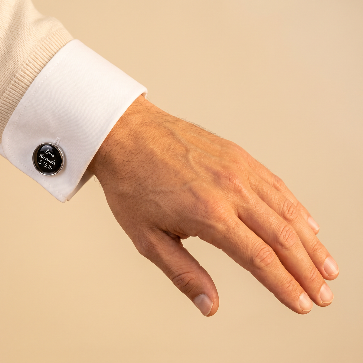 Personalized Cufflink Set for Special Event