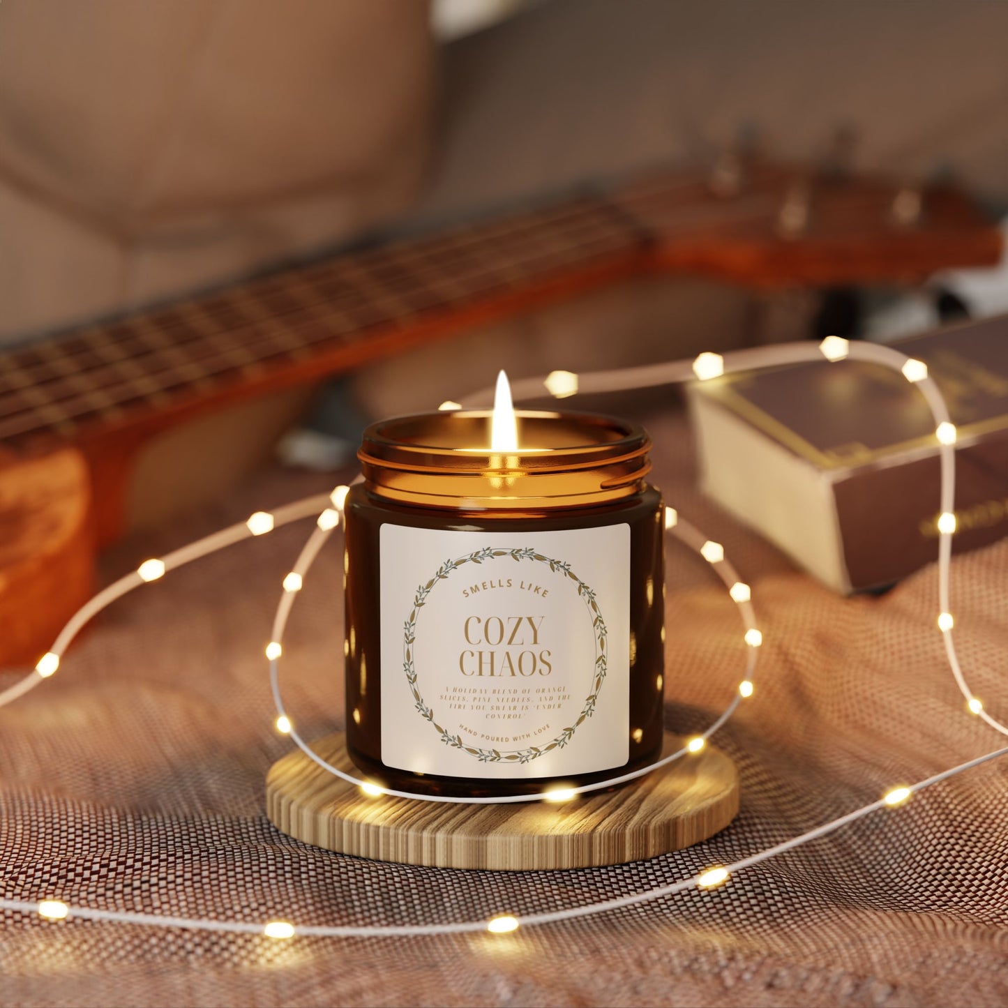 Cozy Chaos Scented Candle - 4oz and 9oz Soy Candle