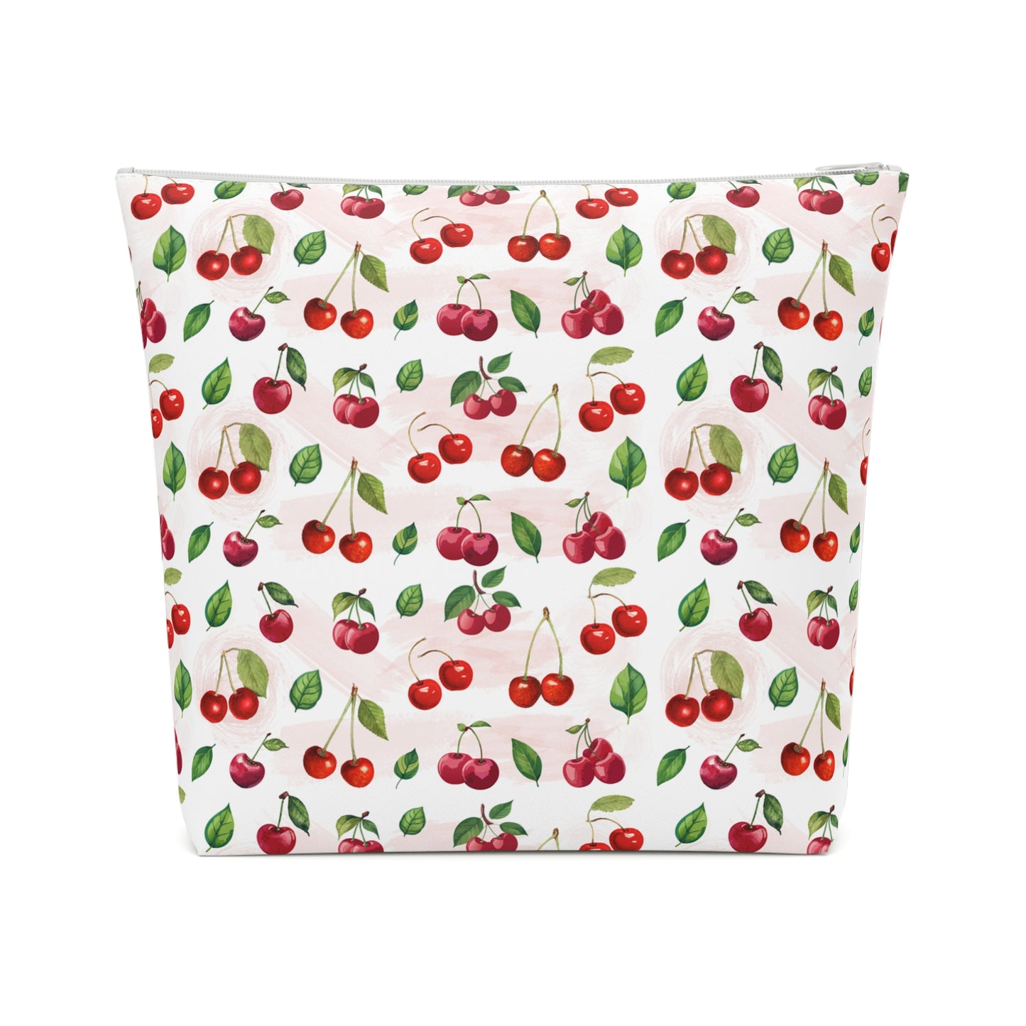 Cherry Print Cotton Cosmetic Bag/Makeup Travel Pouch