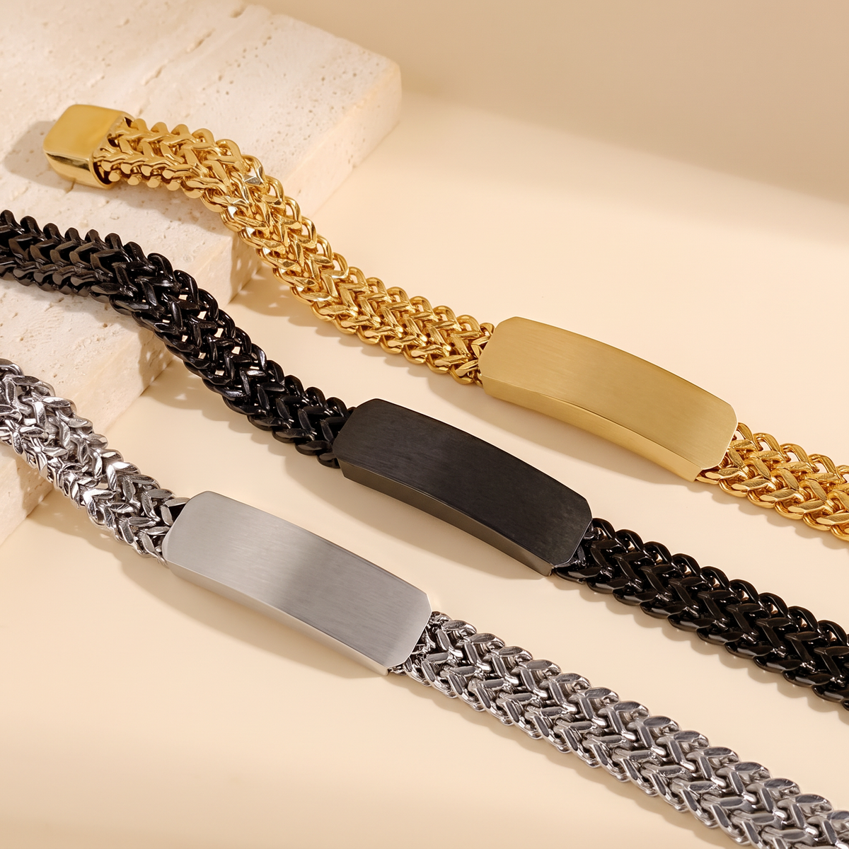 Custom Men's Bar Bracelet