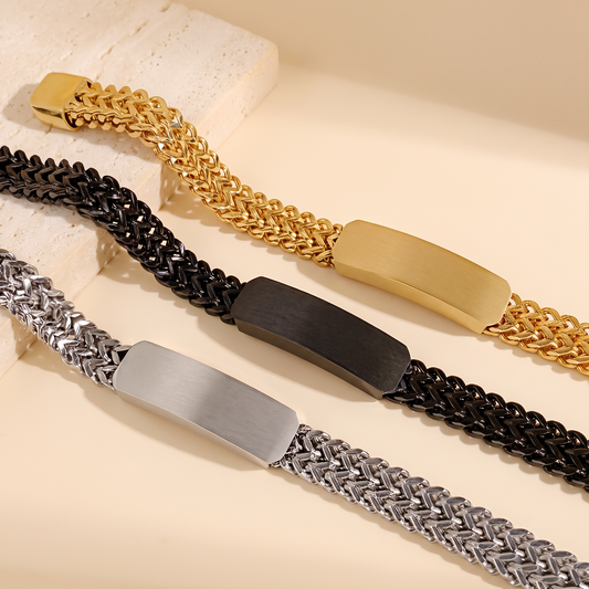 Custom Men's Bar Bracelet