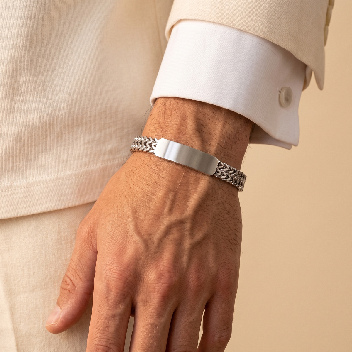 Custom Men's Bar Bracelet