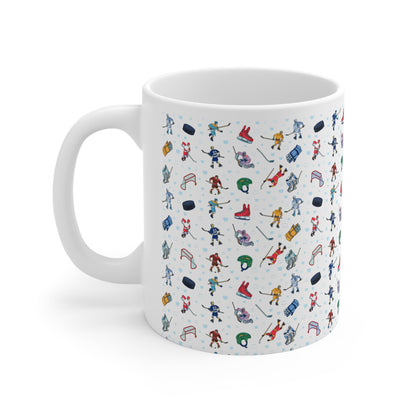 Ice Hockey Print 11oz Ceramic Mug
