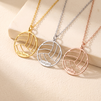Collana pallavolo personalizzata con nome