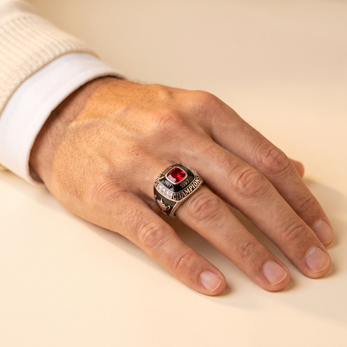 Championship Ring with Personalized Engravings