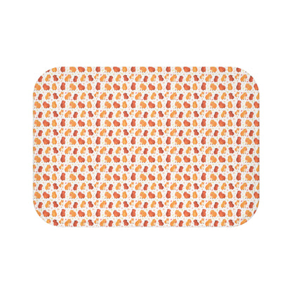 Capybara Print Bath Mat