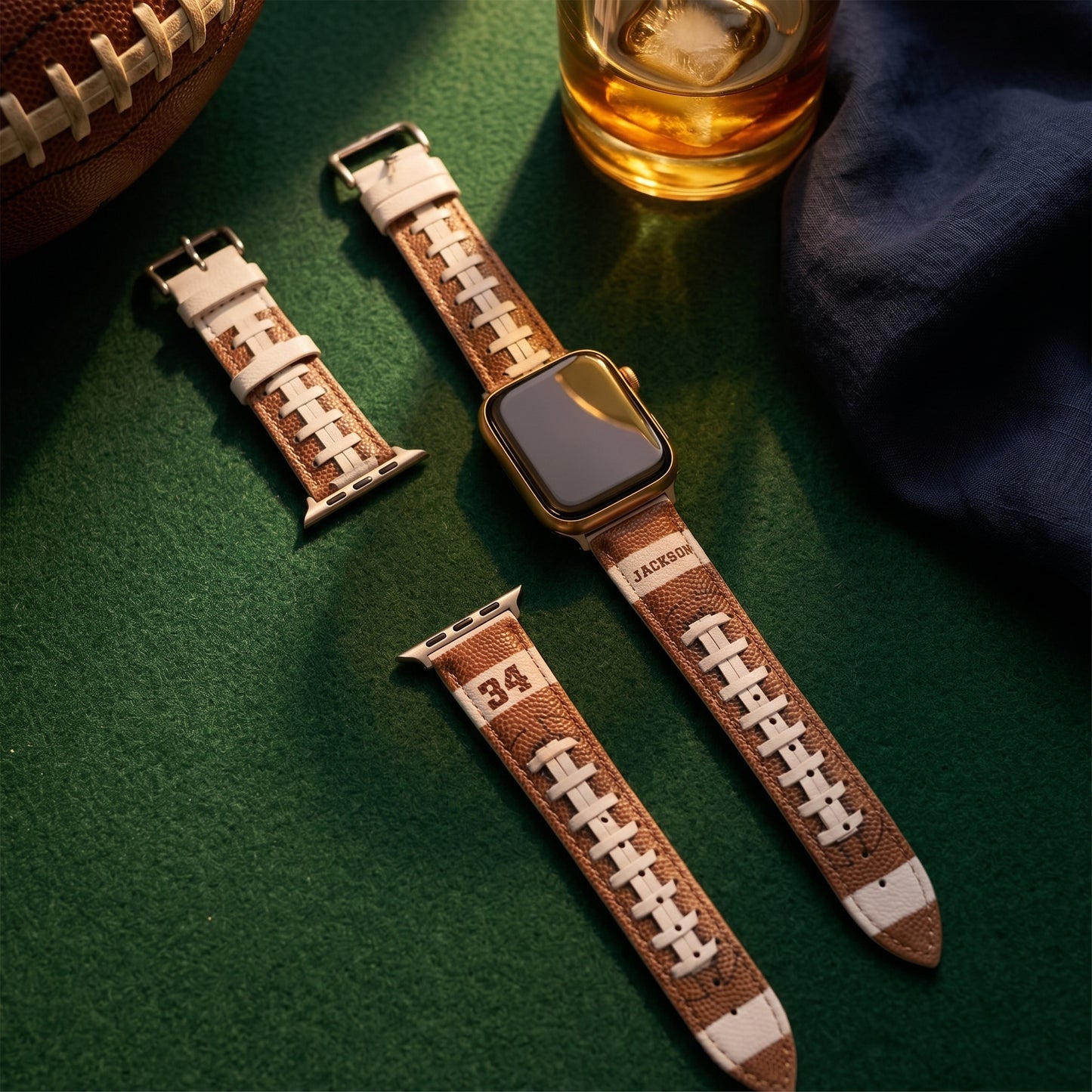 Personalized Baseball/Football Band for Apple Watch