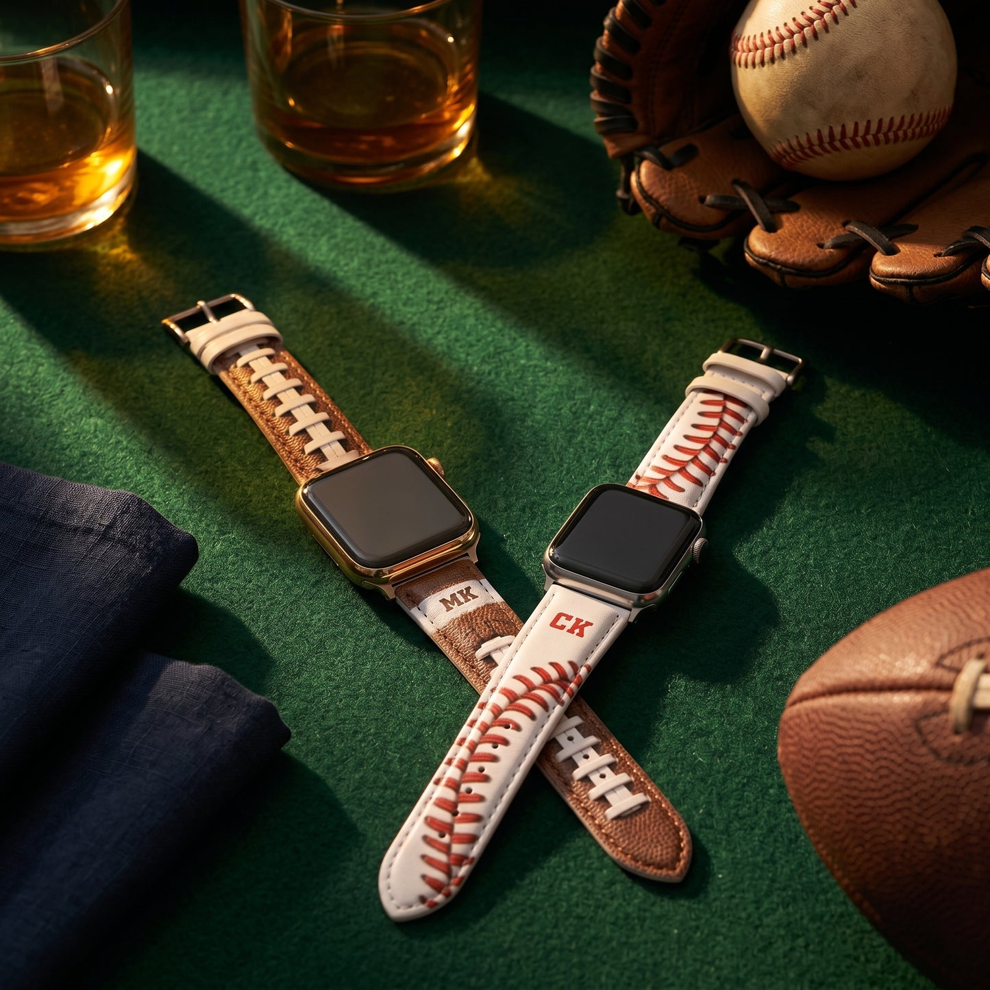 Personalized Baseball/Football Band for Apple Watch
