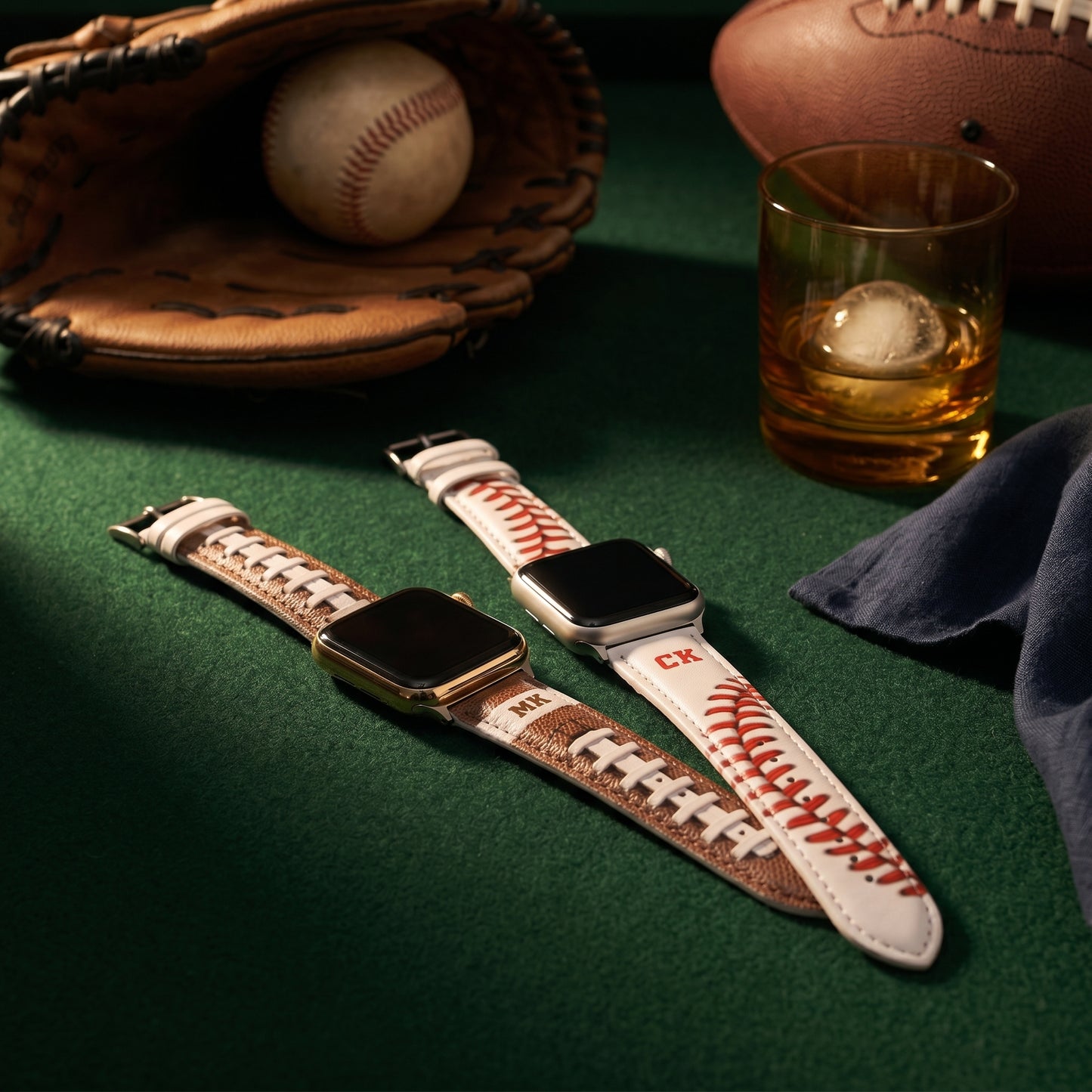 Personalized Baseball/Football Band for Apple Watch