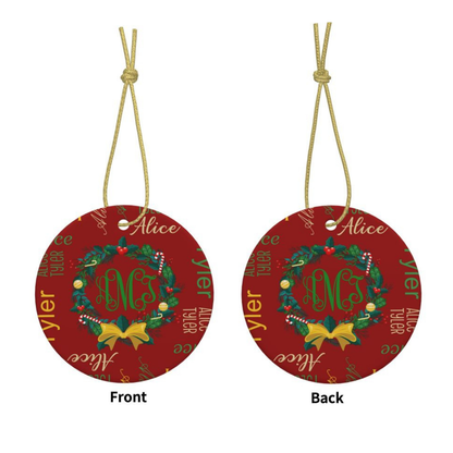 Custom Star Photo Ornament, Christmas Tree Decoration