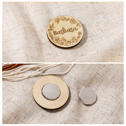Personalized Floral Magnetic Needle Minder