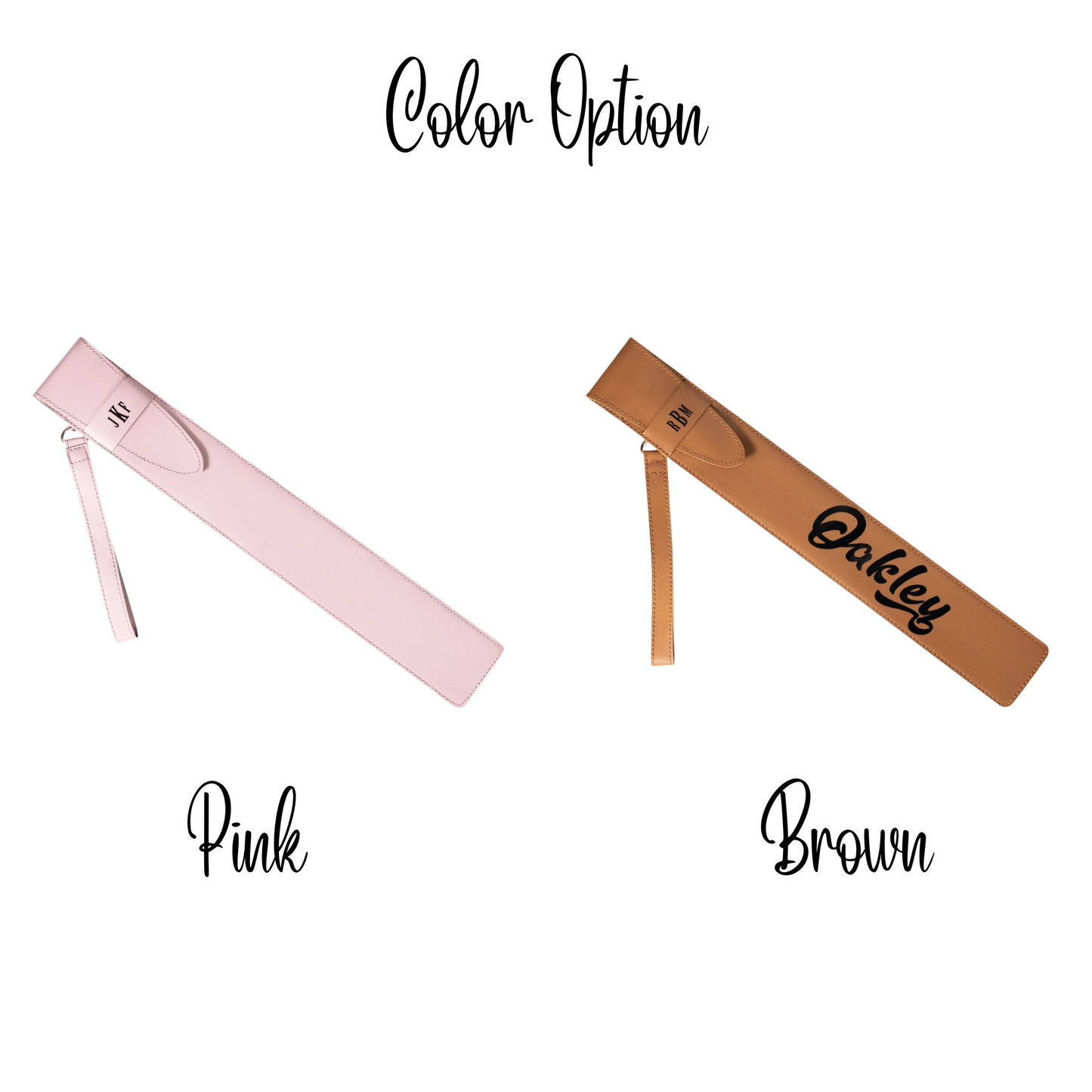 Personalized Leather Travel Drumstick Bag