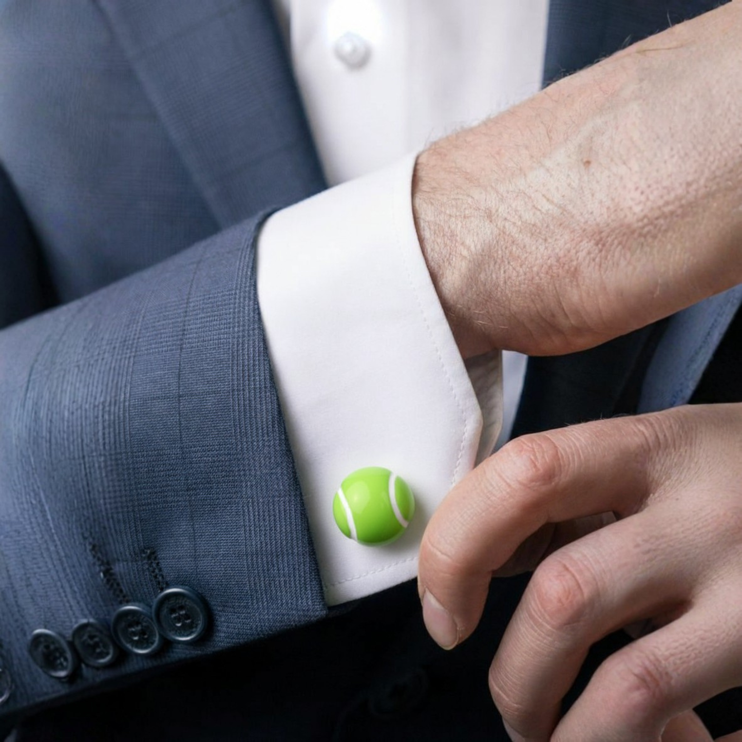 Tennis Ball Cufflinks