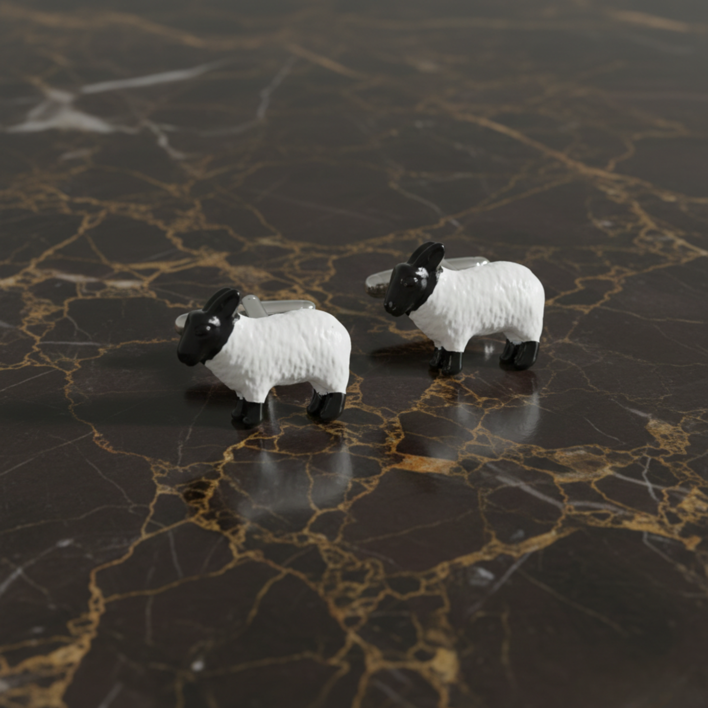 Black & White Sheep Cufflinks