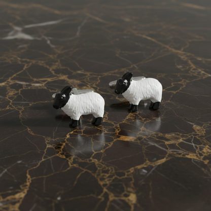 Black & White Sheep Cufflinks