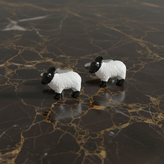 Black & White Sheep Cufflinks
