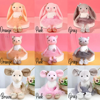 Custom Ballerina Bunny Plush Toy
