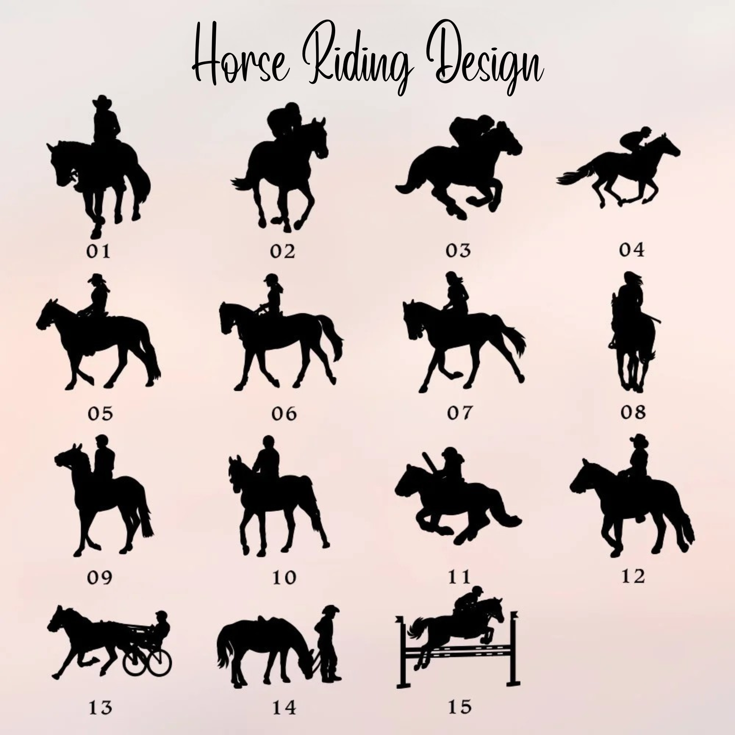 Horse Riding Duffle Bag with Custom Name