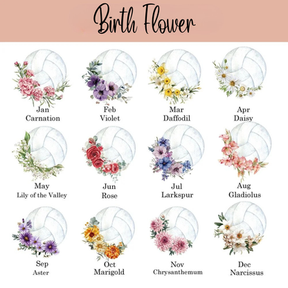 Custom Volleyball Linen Cosmetic Bag