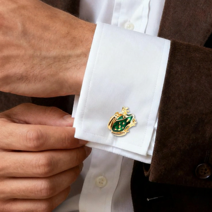 Golden Frog Cufflinks