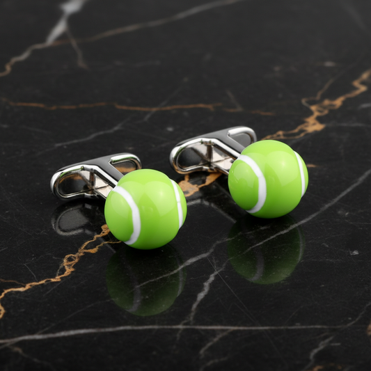 Tennis Ball Cufflinks