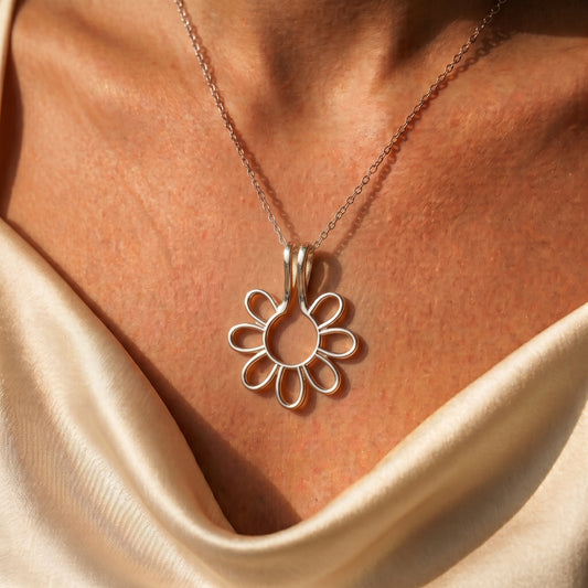 Personalisierte Ringhalter-Blumenkette