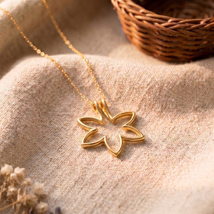 Personalisierte Ringhalter-Blumenkette