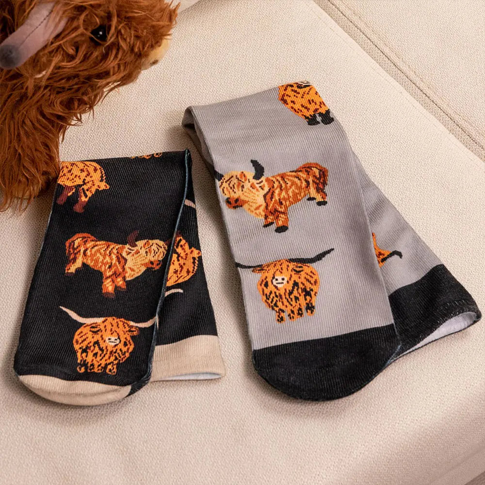 Highland Cow Socks