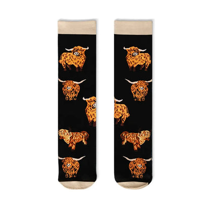 Highland Cow Socks