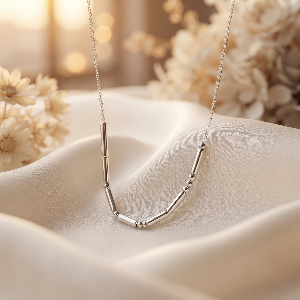 Custom Morse Code Necklace