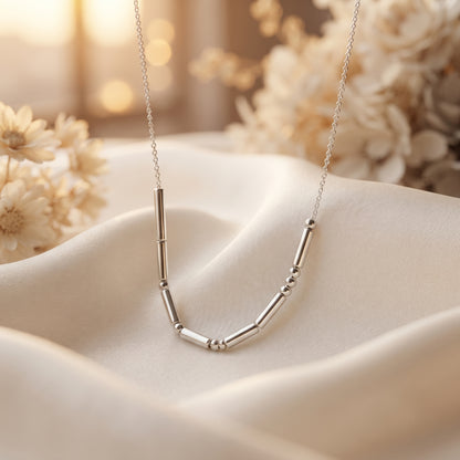 Custom Morse Code Necklace