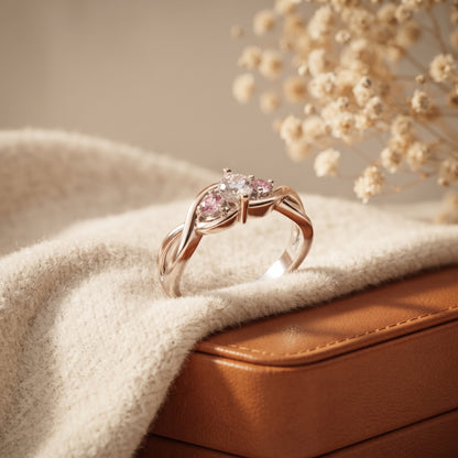 Custom Birthstones Promise Ring