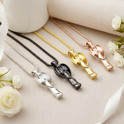 Guardian Angel Urn Necklace For Ashes