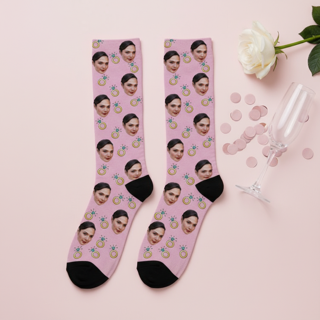 Custom Photo Pet Crew Socks