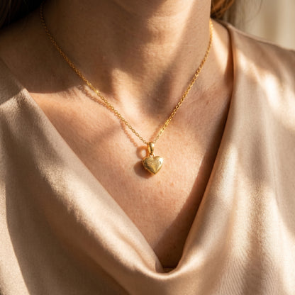 Personalized Tiny Heart Urn Necklace