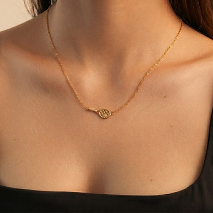 Personalized Tennis Racket Jewelry Set