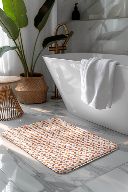 Capybara Print Bath Mat