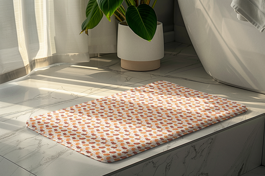 Capybara Print Bath Mat